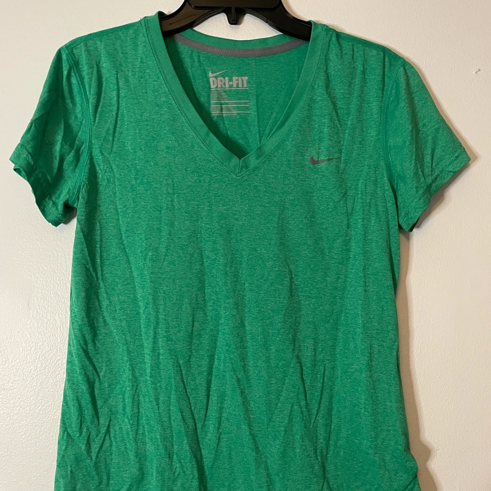 Green Nike Dry Fit Shirt